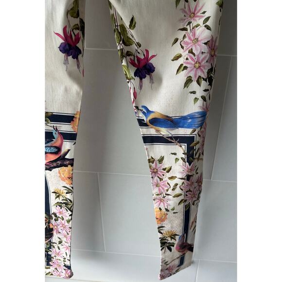 Mother The Looker "back to the good fortune diner" bird print multicolored Jean - Picture 8 of 11